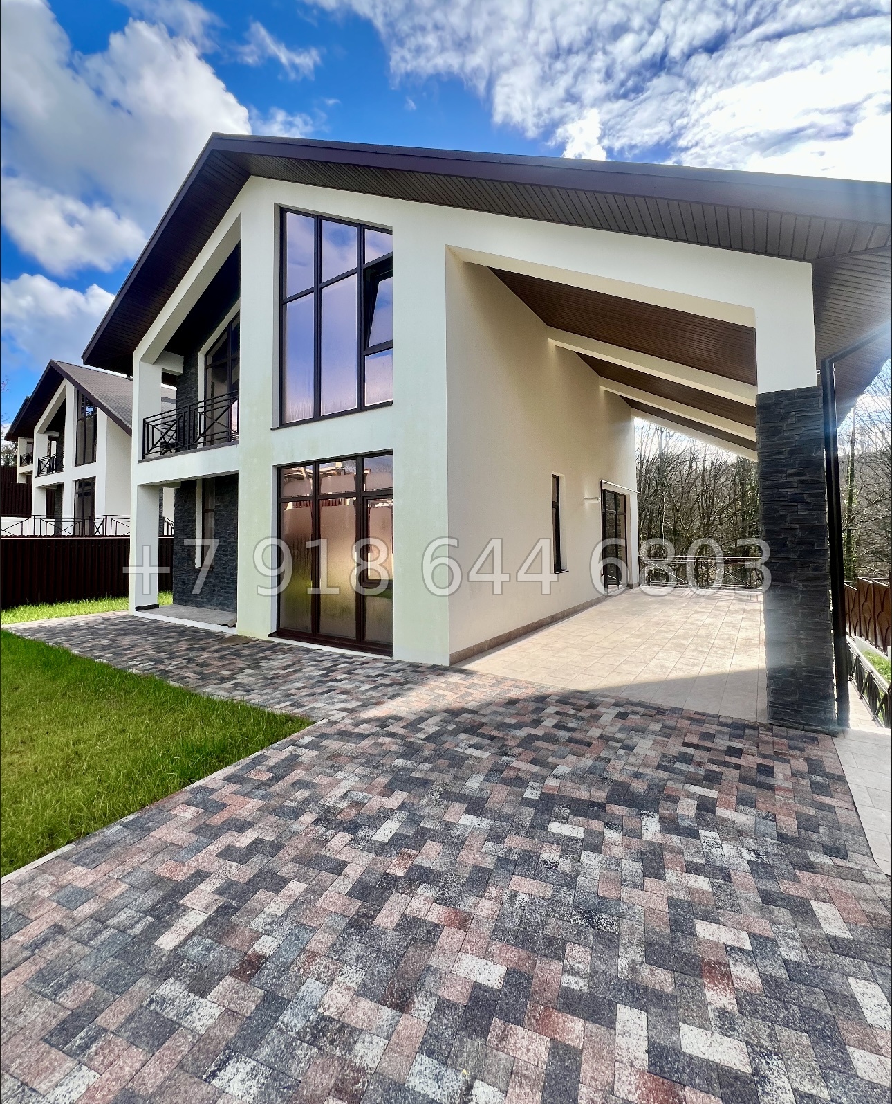 № 76 Б. Два дома Шале в Дагомысе Сочи  - миниатюра 14