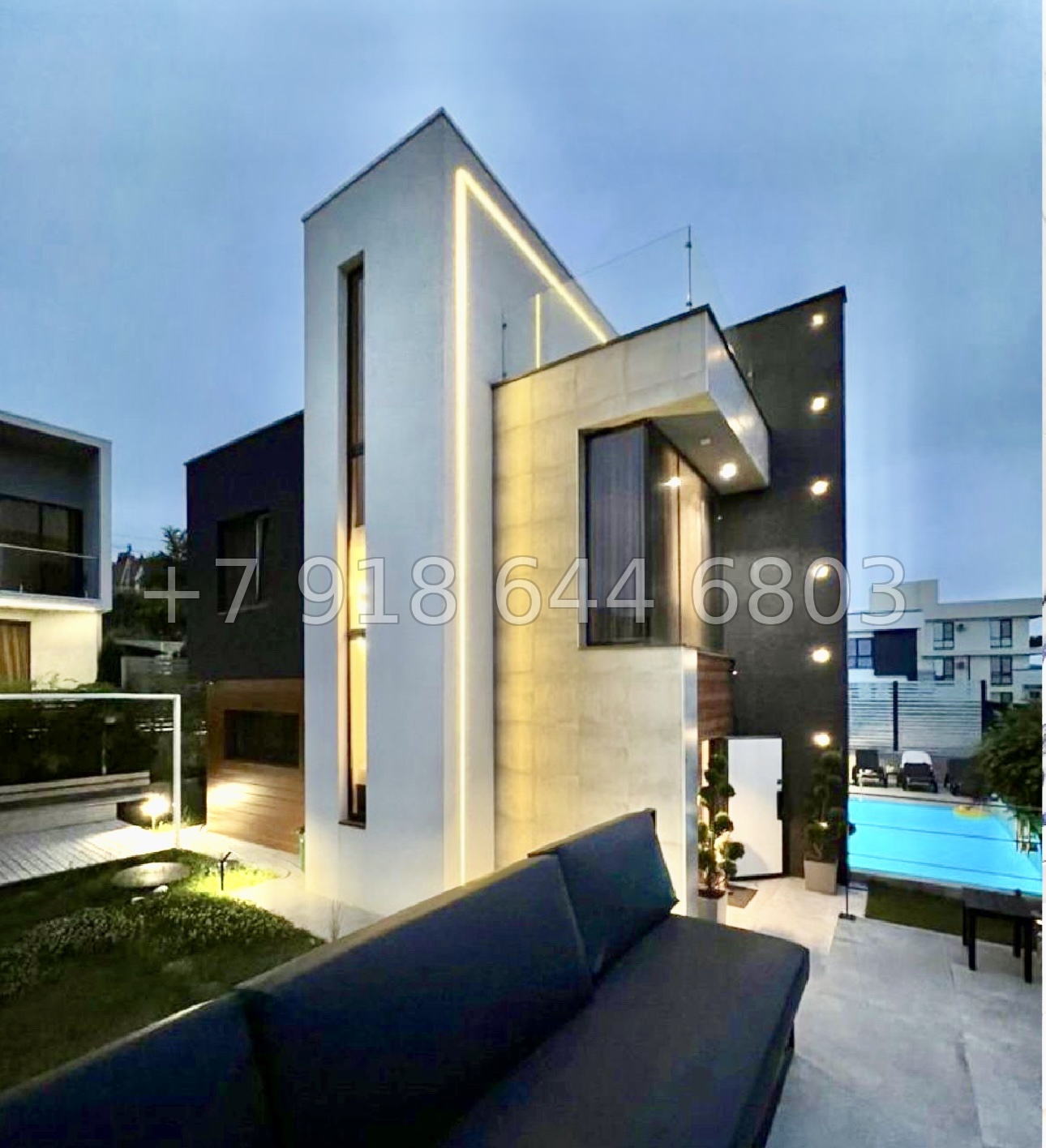 № 159 Б. Дом с ремонтом и бассейном в Адлере  - миниатюра 1