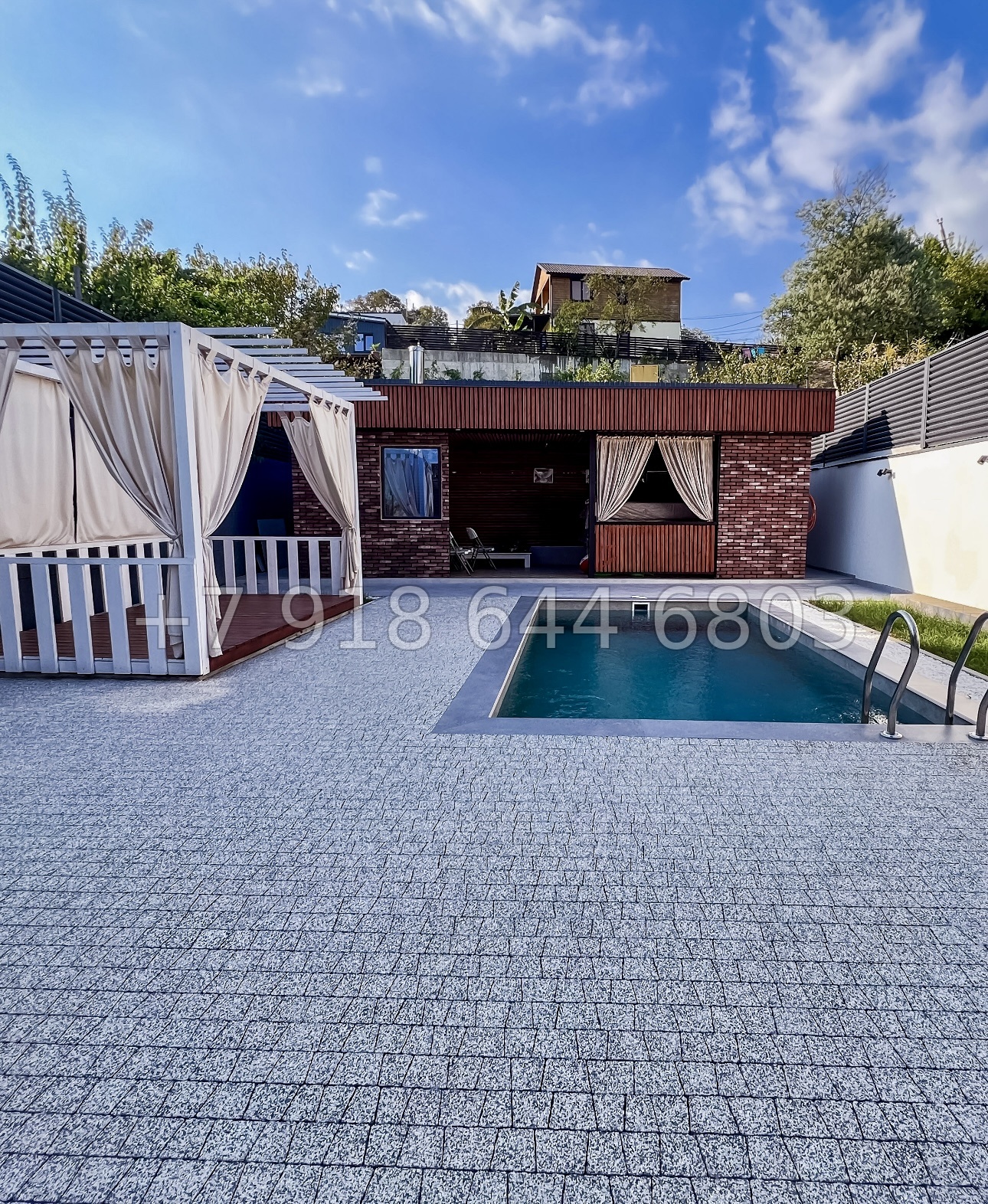 № 60 Б. Отличный дом с большим участком земли в Адлере с бассейном  - миниатюра 26