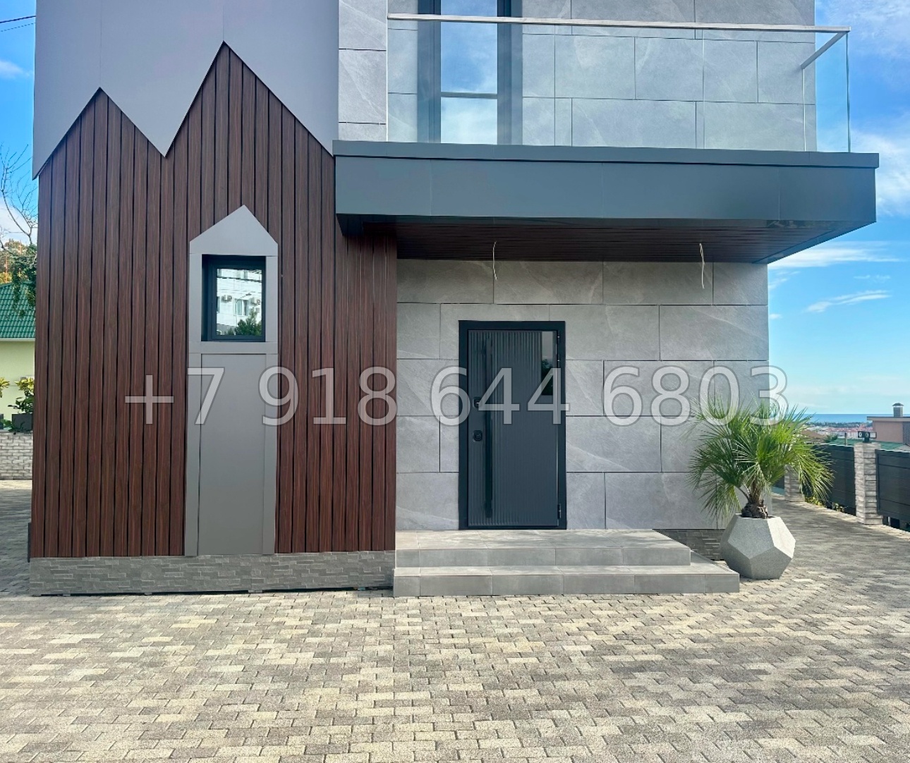 № 87 Б. Дом с видом на Олимпийский парк. Современный дом в Адлере  - миниатюра 8