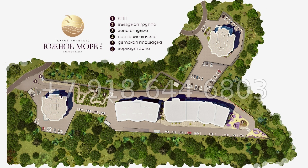 № 576 р. Двухкомнатная квартира с прямым видом на море в городе Сочи  - миниатюра 27