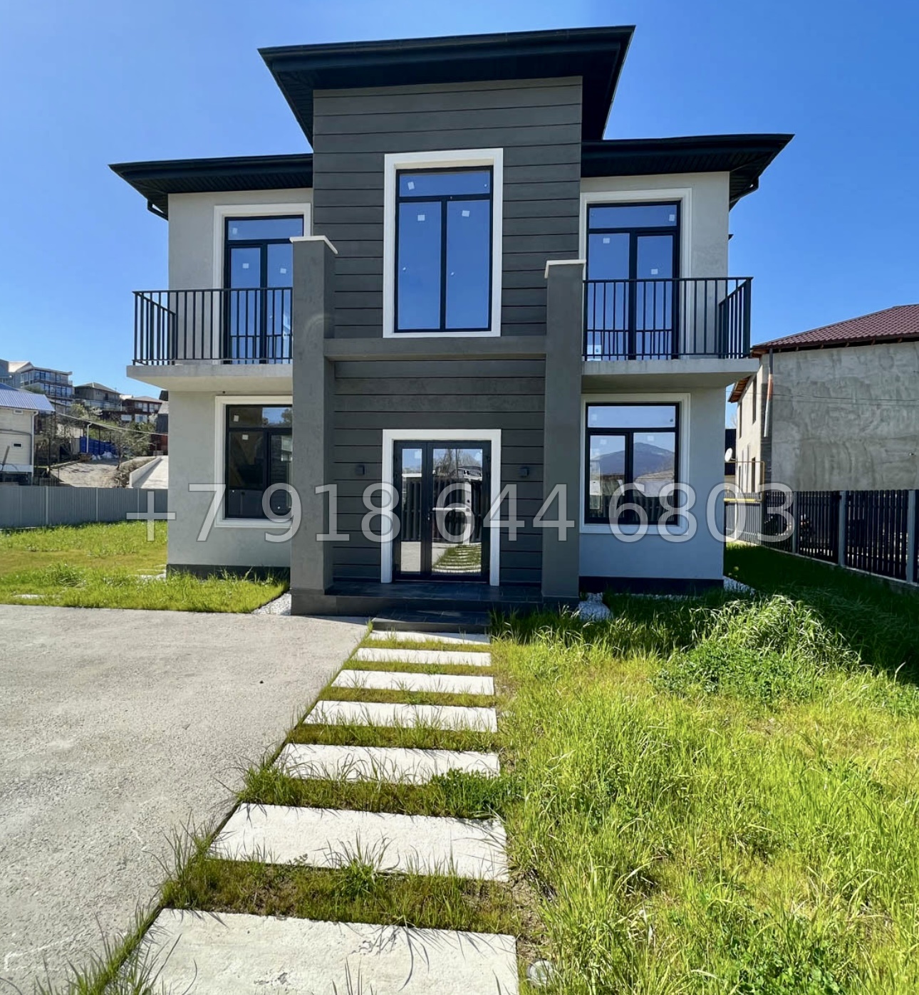 № 54 Б. Дом с большим участком земли в Адлере  - миниатюра 1