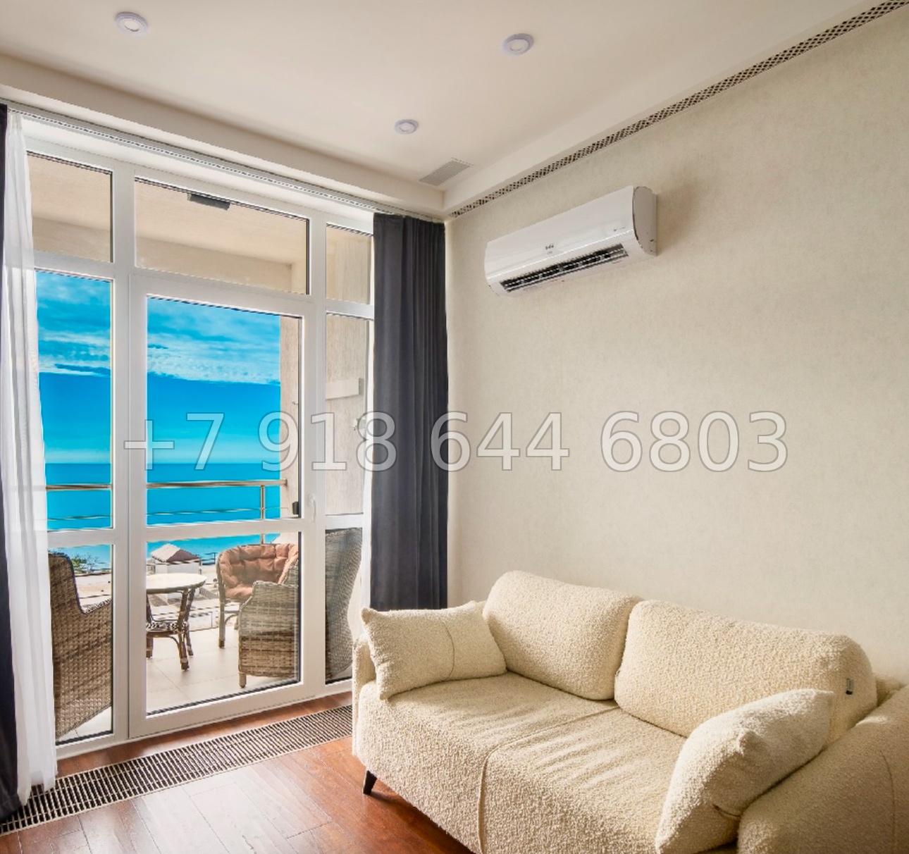 № 477 р. Квартира с видом на море в Сочи и с бассейном  - миниатюра 16