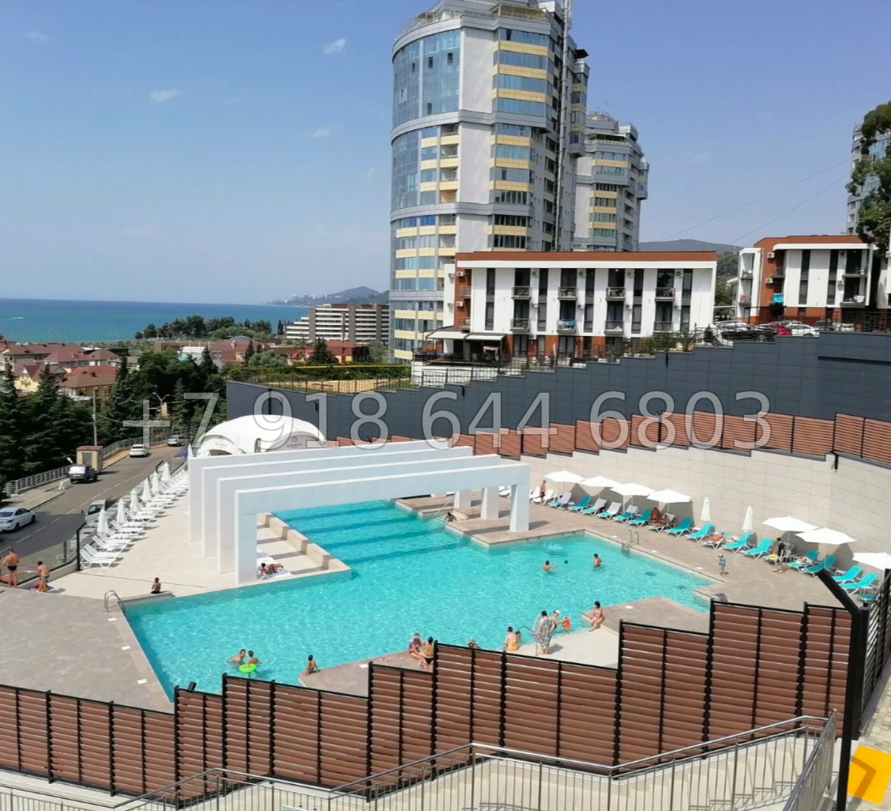 № 307 р. Квартира с видом на море Морская Симфония Адлер  - миниатюра 2