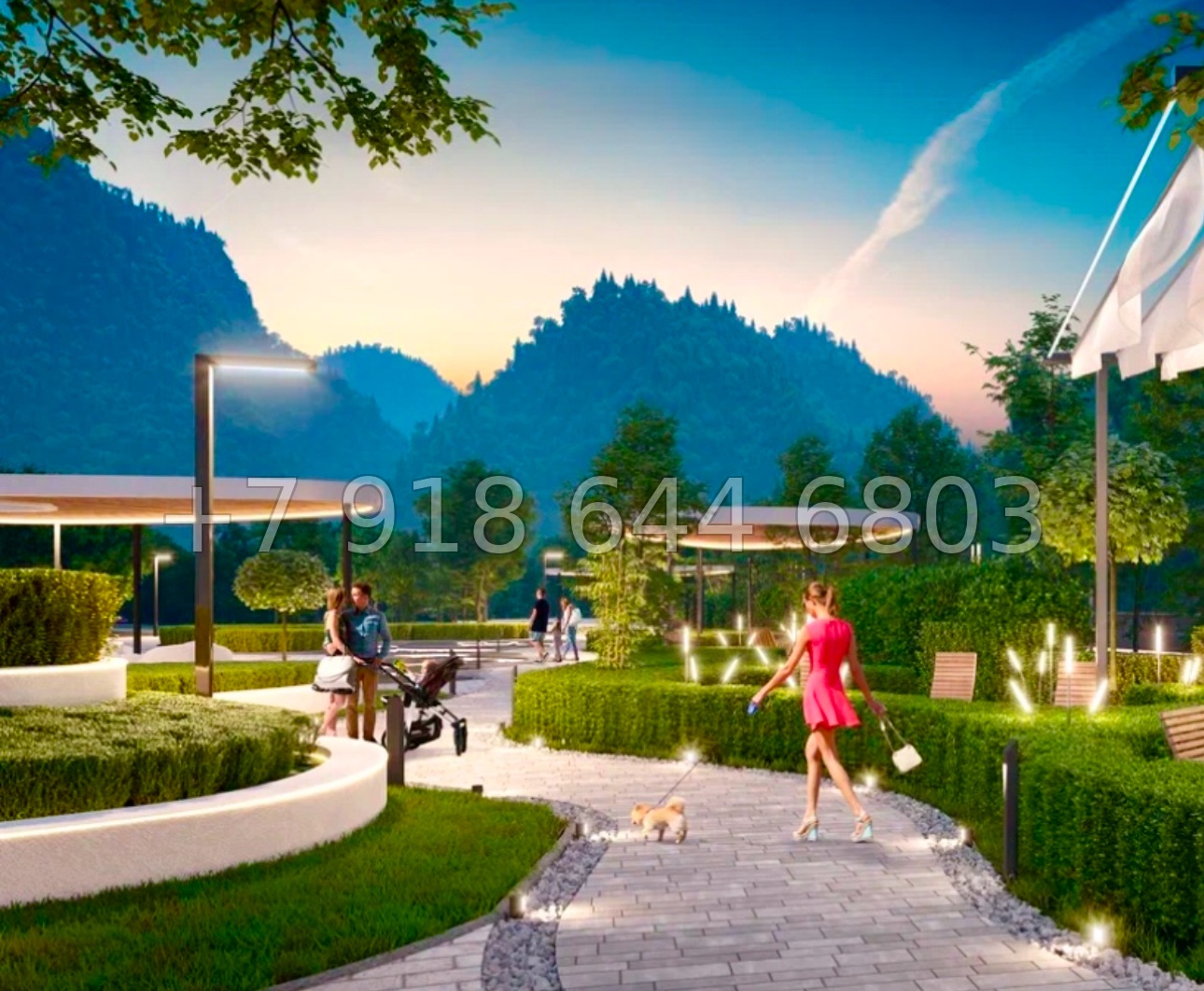 № 1 у. Квартиры в ЖК Светский Лес Сочи - миниатюра 12