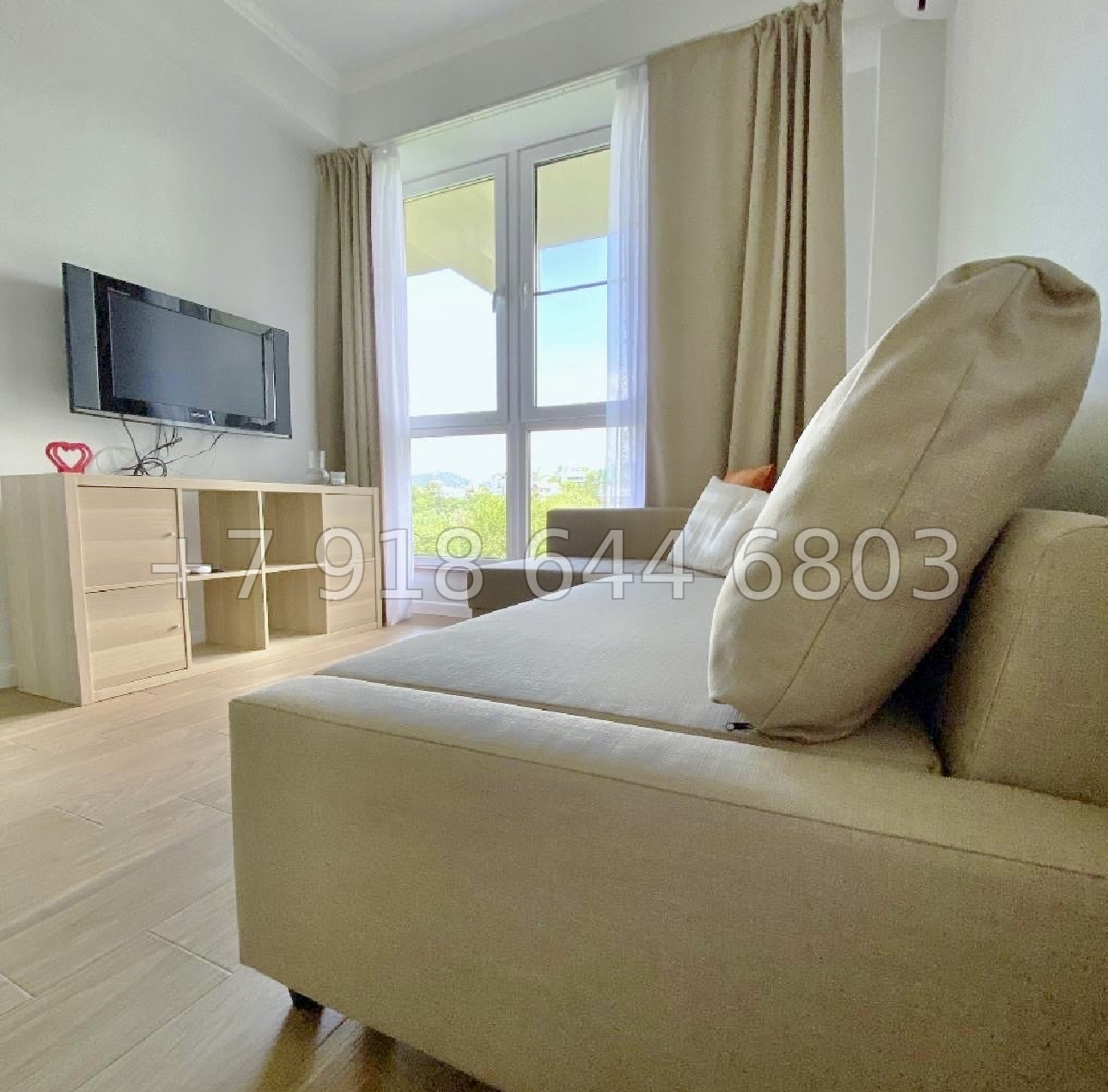 № 129 п. Квартира в Сочи с балконом  - миниатюра 1