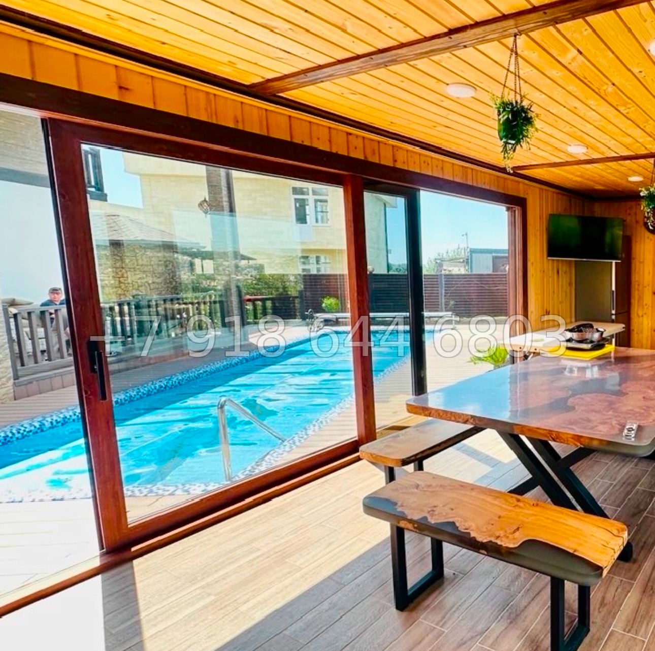 № 161 Б. Дом с ремонтом и бассейном в Адлере  - миниатюра 7