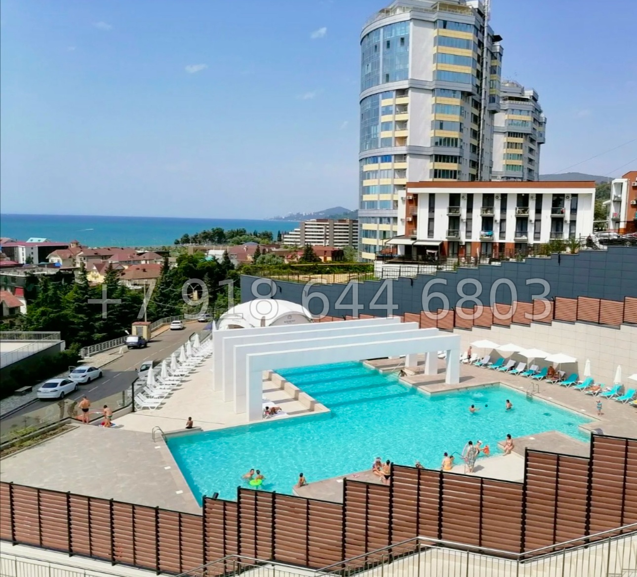 № 462 р. С видом на море квартира в Адлере  - миниатюра 3