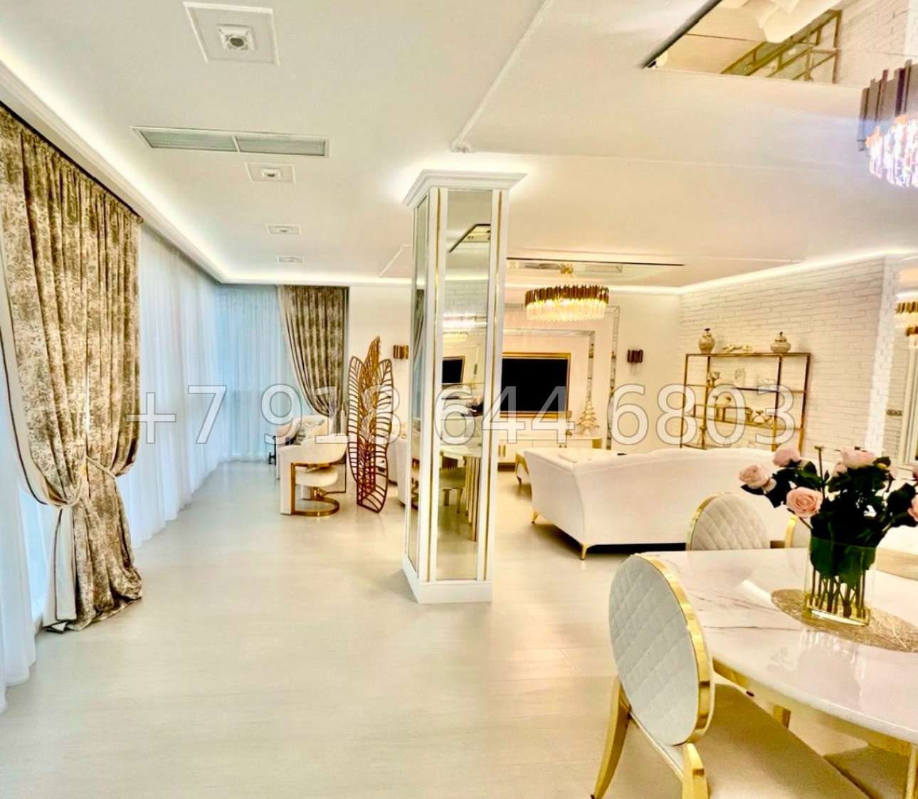 № 36е. Большая квартира в Сочи. ЖК Лазурный Сочи  - миниатюра 7