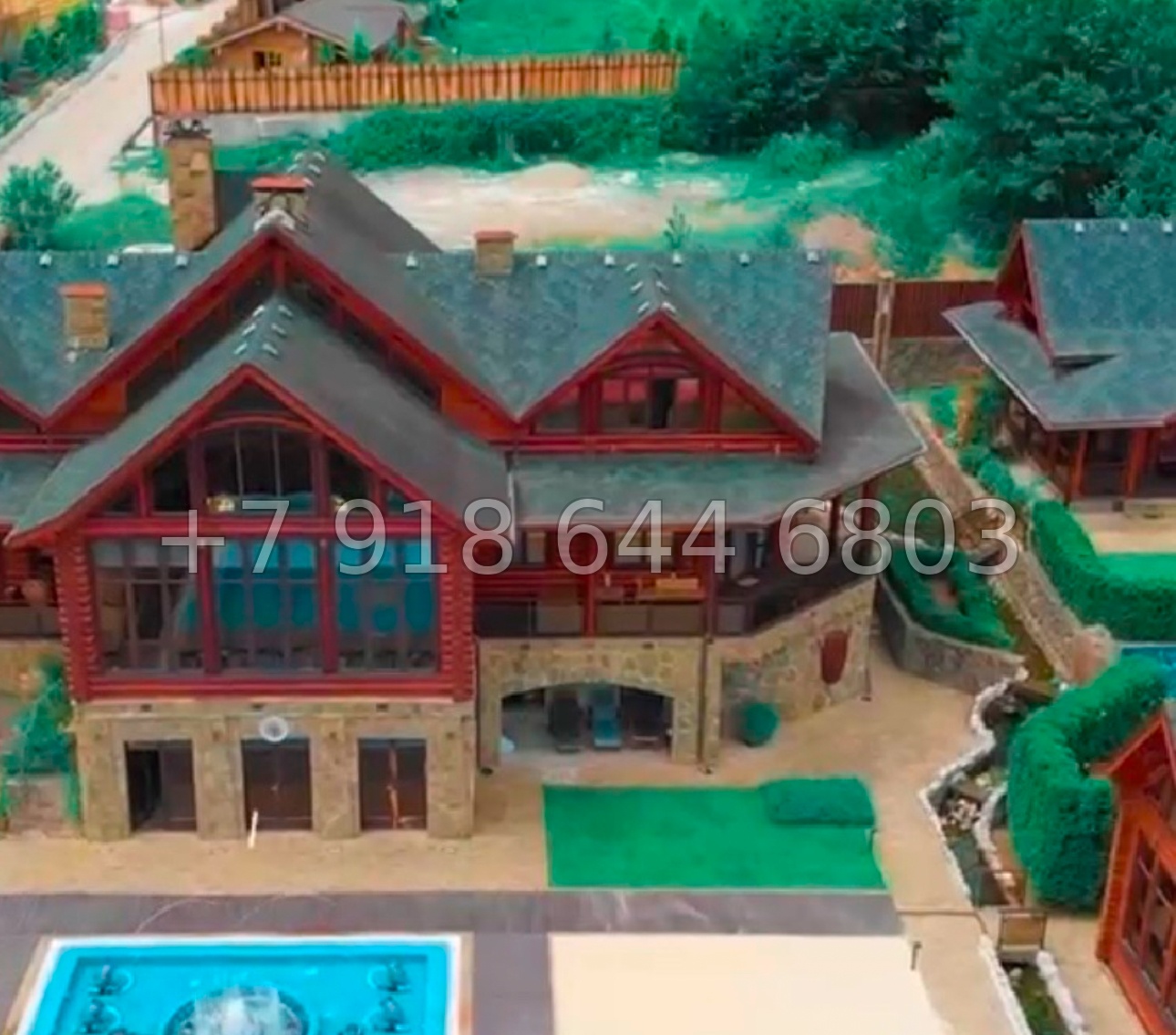 № 38 п. Дом с вертолетной площадкой на Красной Поляне  - миниатюра 36