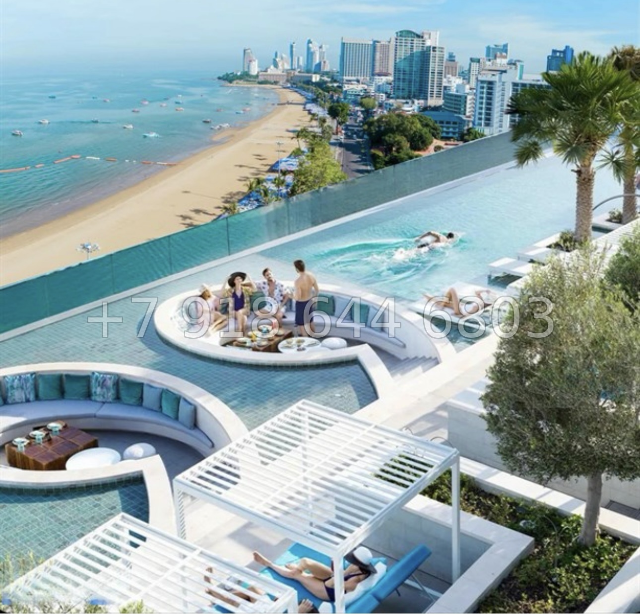 № 4. Embassy Life The Embassy Development Co., Ltd. Джомтьен пляж р-н - миниатюра 19
