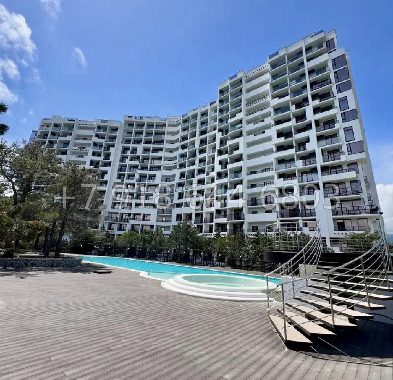 № 3 ю. Квартиры в Алуште с бассейном. ЖК Лучистое - миниатюра 1