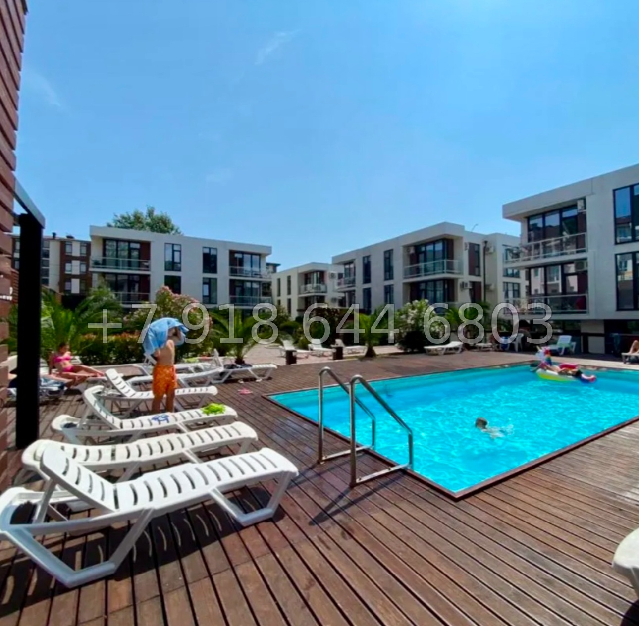 № 185 р. Квартира в Сочи с бассейном  - миниатюра 3