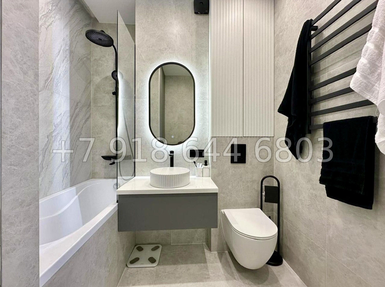 № 21р. Квартира в Сочи с прекрасным видом и ремонтом  - миниатюра 6