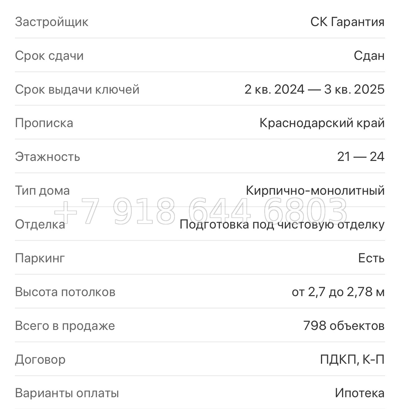 № 8. ЖК Гарантия на Обрывной Краснодар  - миниатюра 25