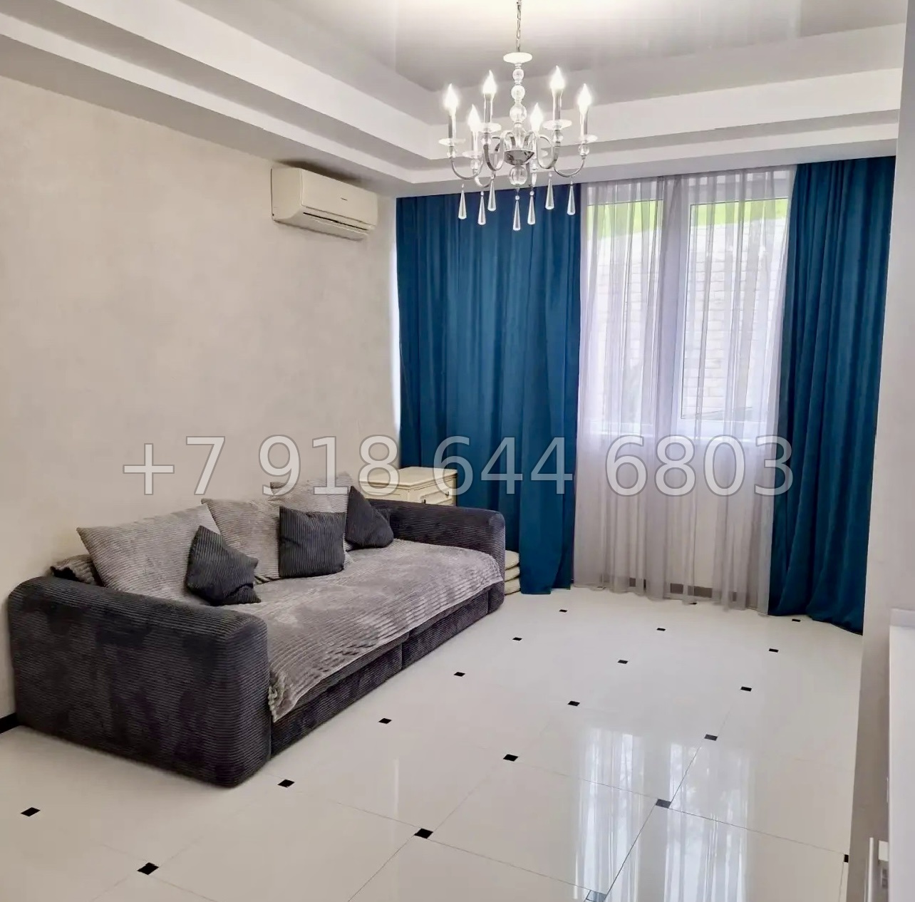 № 571 р. Двухкомнатная квартира в городе Сочи  - миниатюра 1