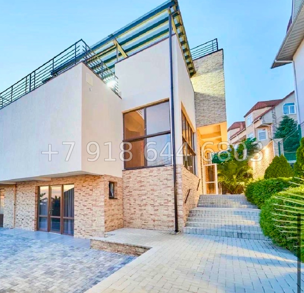 № 75в. Вилла в средиземноморском стиле в Адлере с бассейном  - миниатюра 5