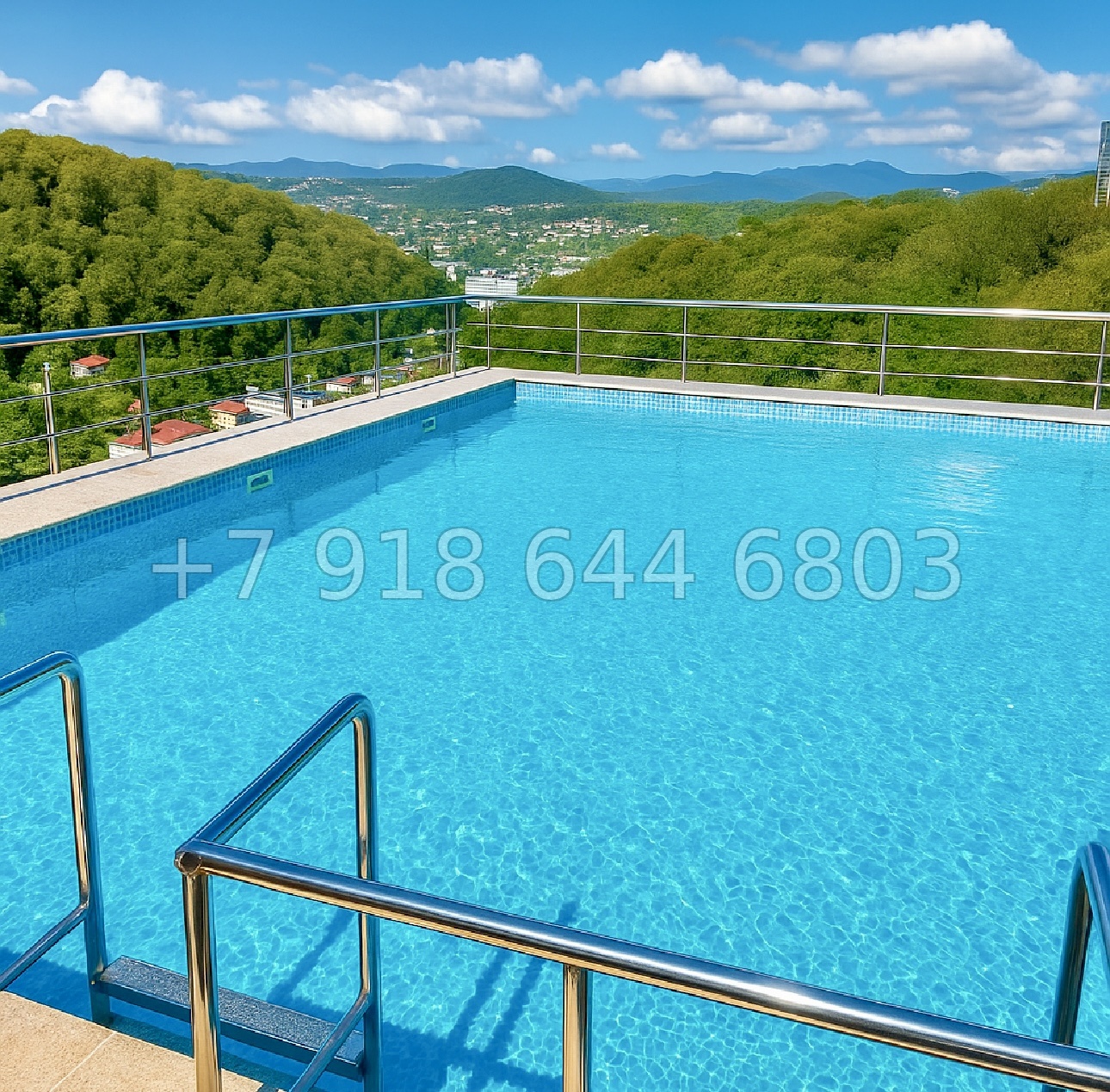 № 89р. Квартира с бассейном на крыше в городе Сочи  - миниатюра 1