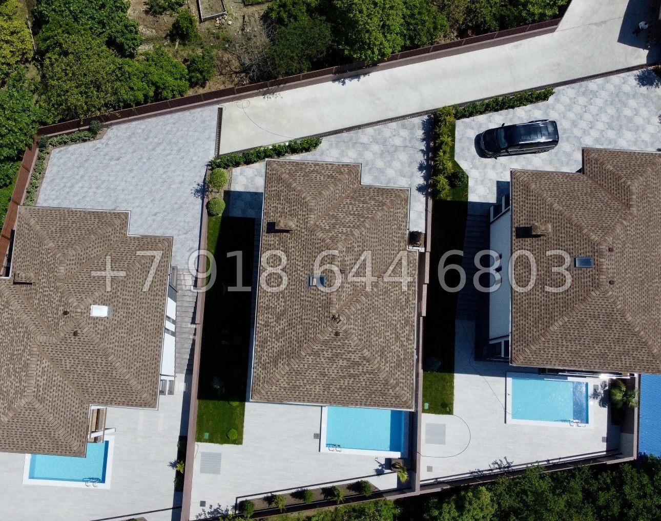 № 83 Б. Три дома с бассейном на выбор в Адлере  - миниатюра 18