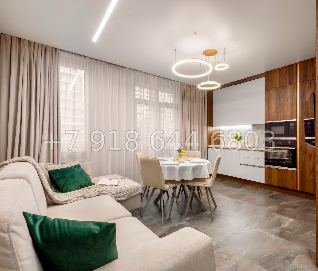 № 147 р. Роскошная квартира в Сочи ЖК Альпийский квартал  - миниатюра 3