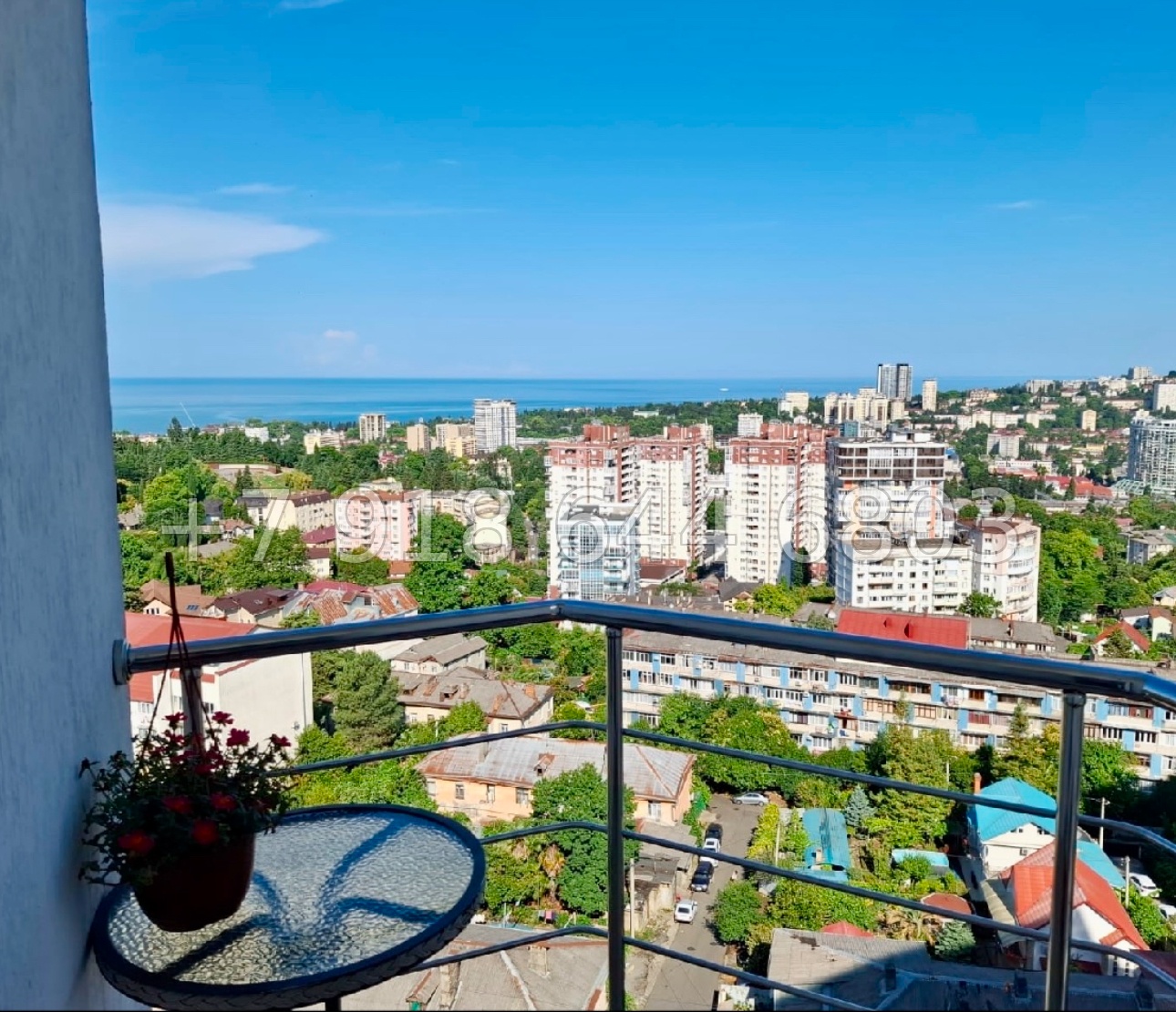 № 293 р. Двухкомнатная Квартира с красивым видом на Сочи  - миниатюра 14