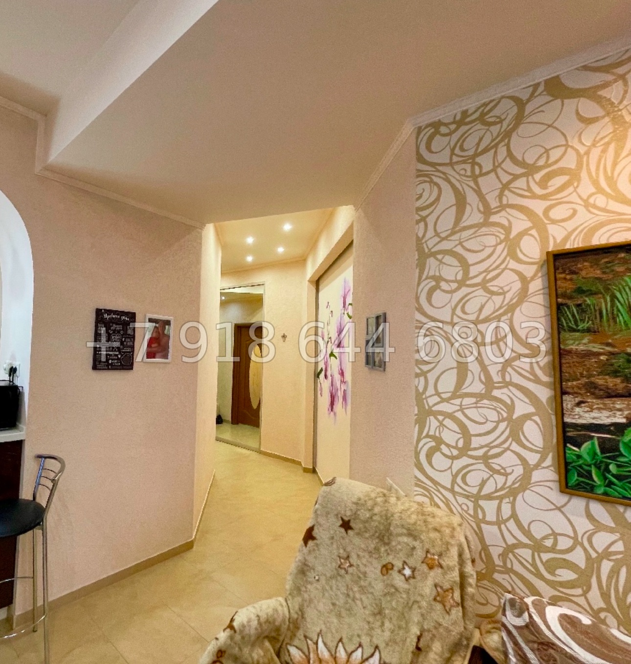 № 42р. Трёхкомнатная Квартира в тихом месте города Сочи  - миниатюра 4