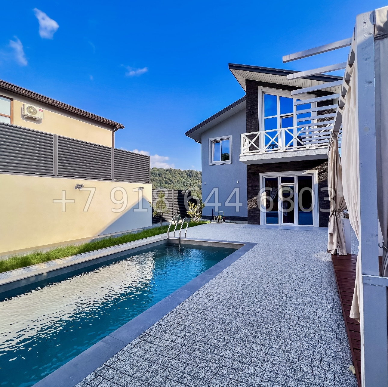 № 60 Б. Отличный дом с большим участком земли в Адлере с бассейном  - миниатюра 29