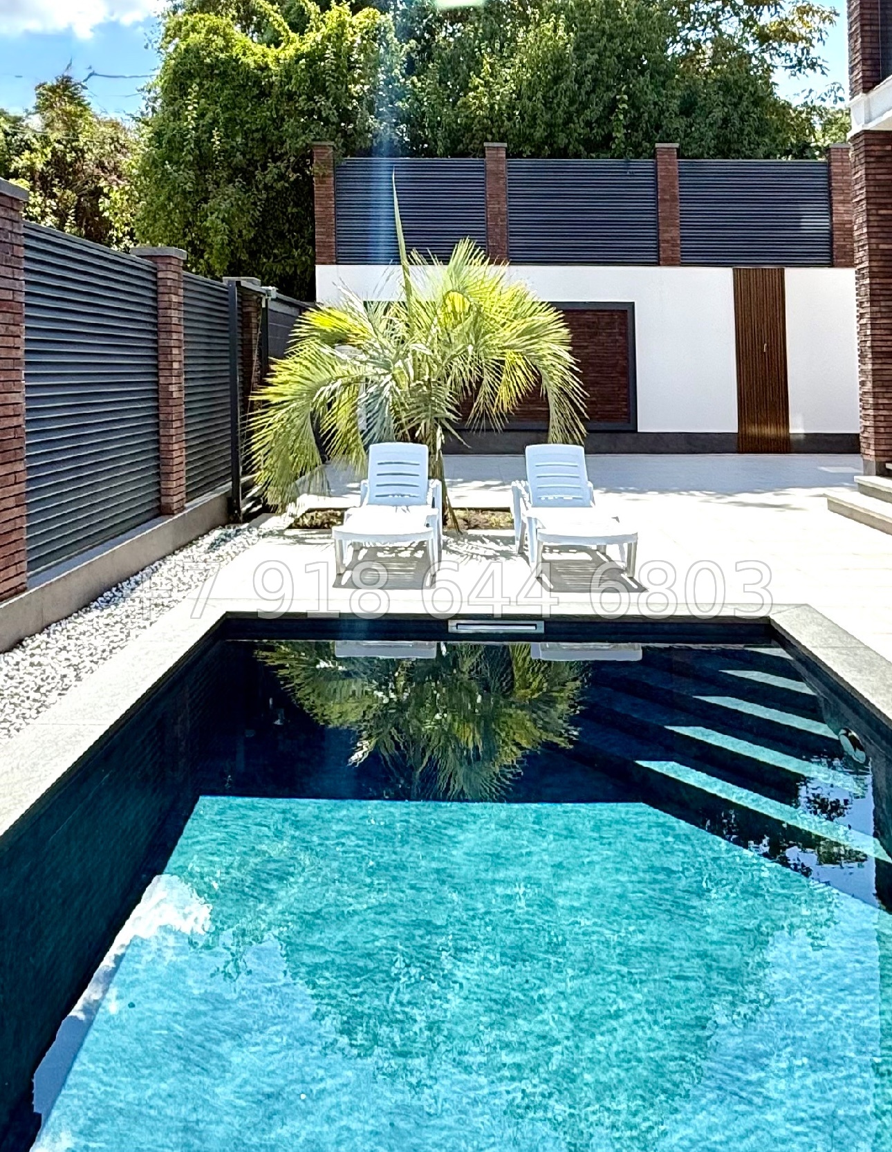 № 15 Б. Дом с бассейном в Адлере  - миниатюра 20