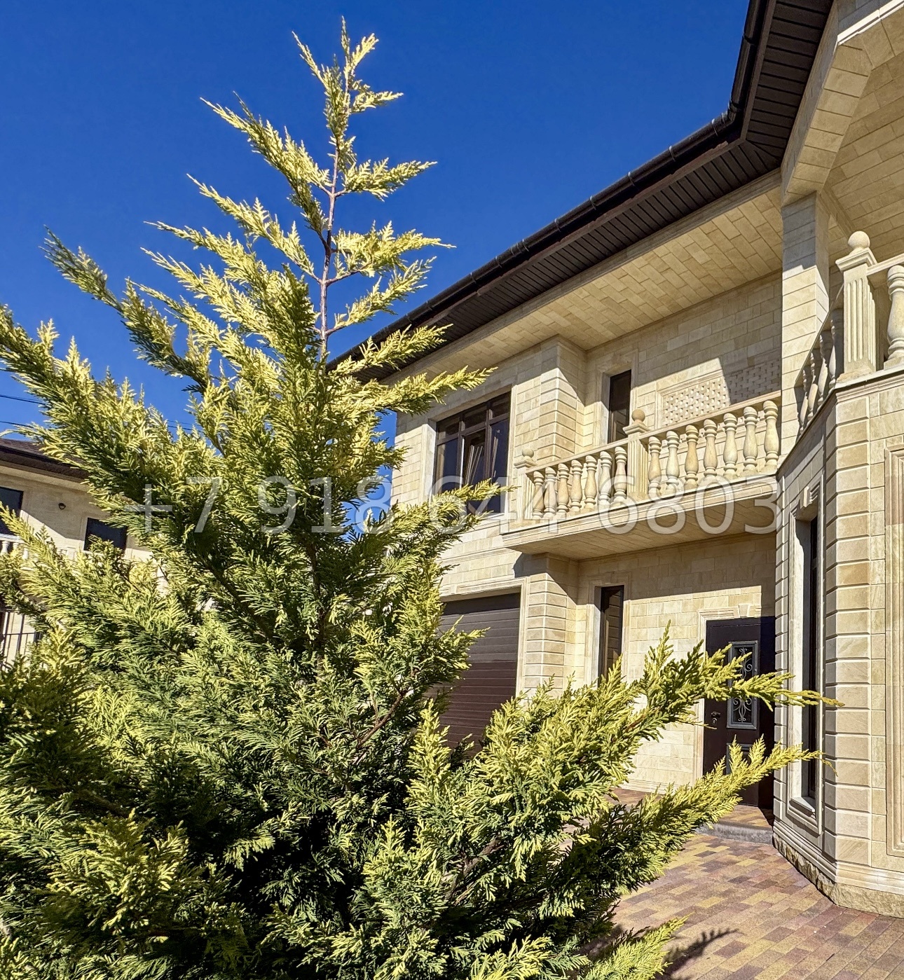 № 68 Б. Дома с бассейном из дагестанского камня в Адлере  - миниатюра 14