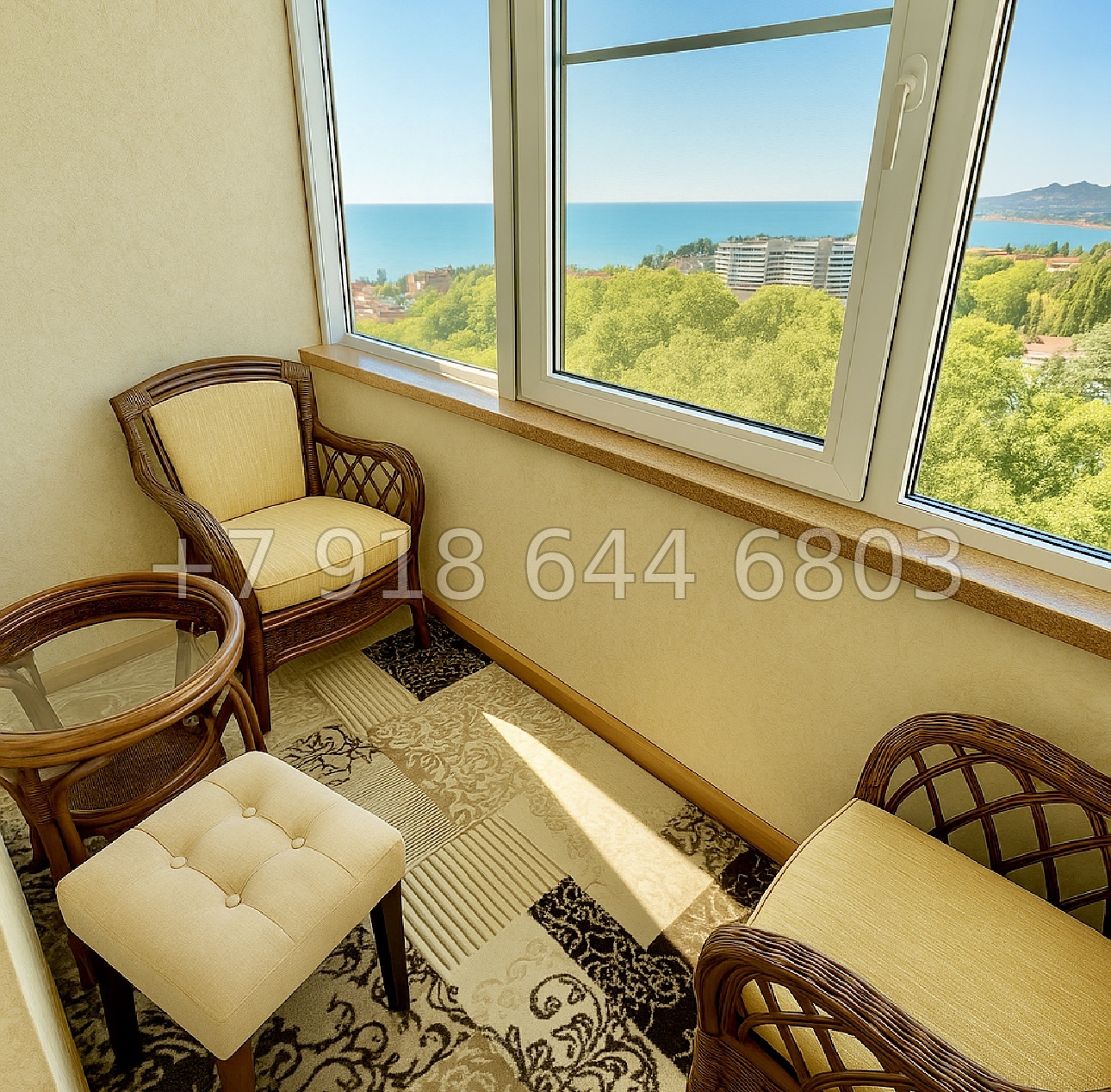 № 91р. Четырехкомнатная квартира на море в Адлере ЖК Морская Симфония  - миниатюра 13