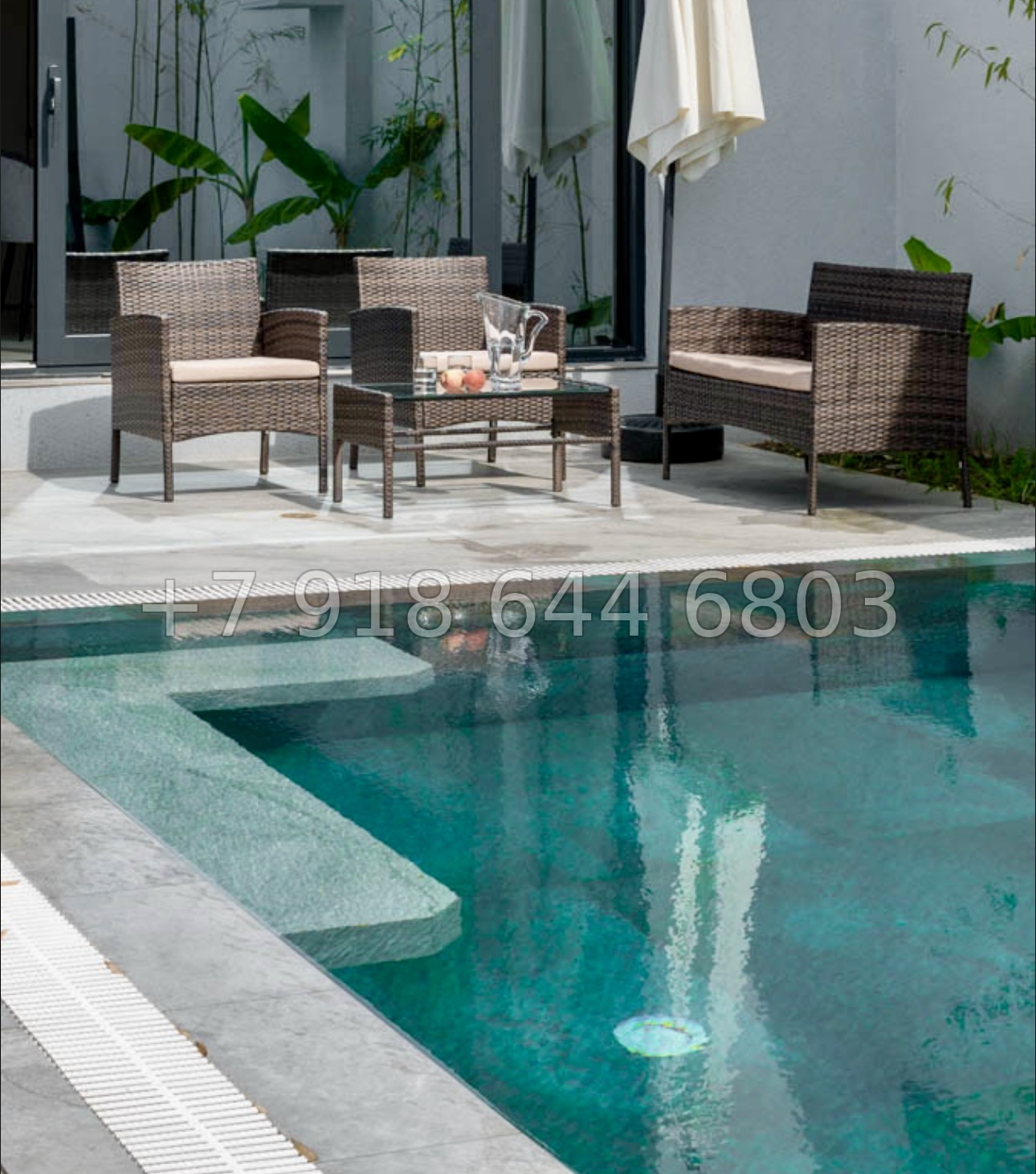 № 46 в. Дом рядом с Сириусом в Адлере. Два дома с двумя бассейнами и двумя банями - миниатюра 5