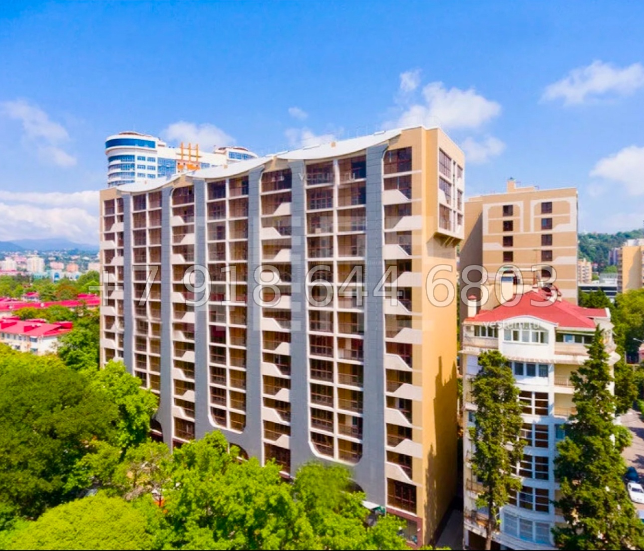 № 397 р. Квартира в самом центре города Сочи ЖК Роз Дель Мар - миниатюра 34