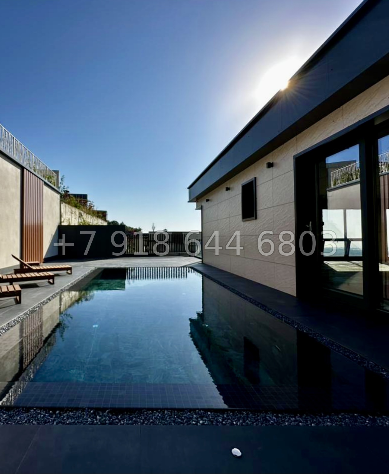 № 24 Б. Дом с бассейном в Адлере  - миниатюра 15