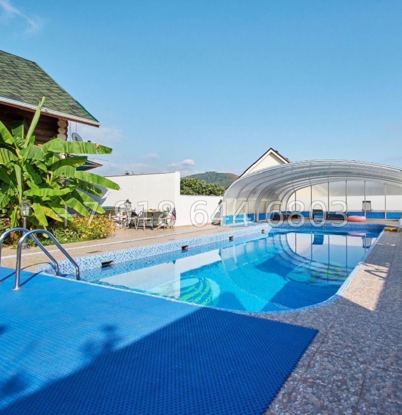 № 146 Б. Дом с огромным бассейном в Сочи  - миниатюра 1