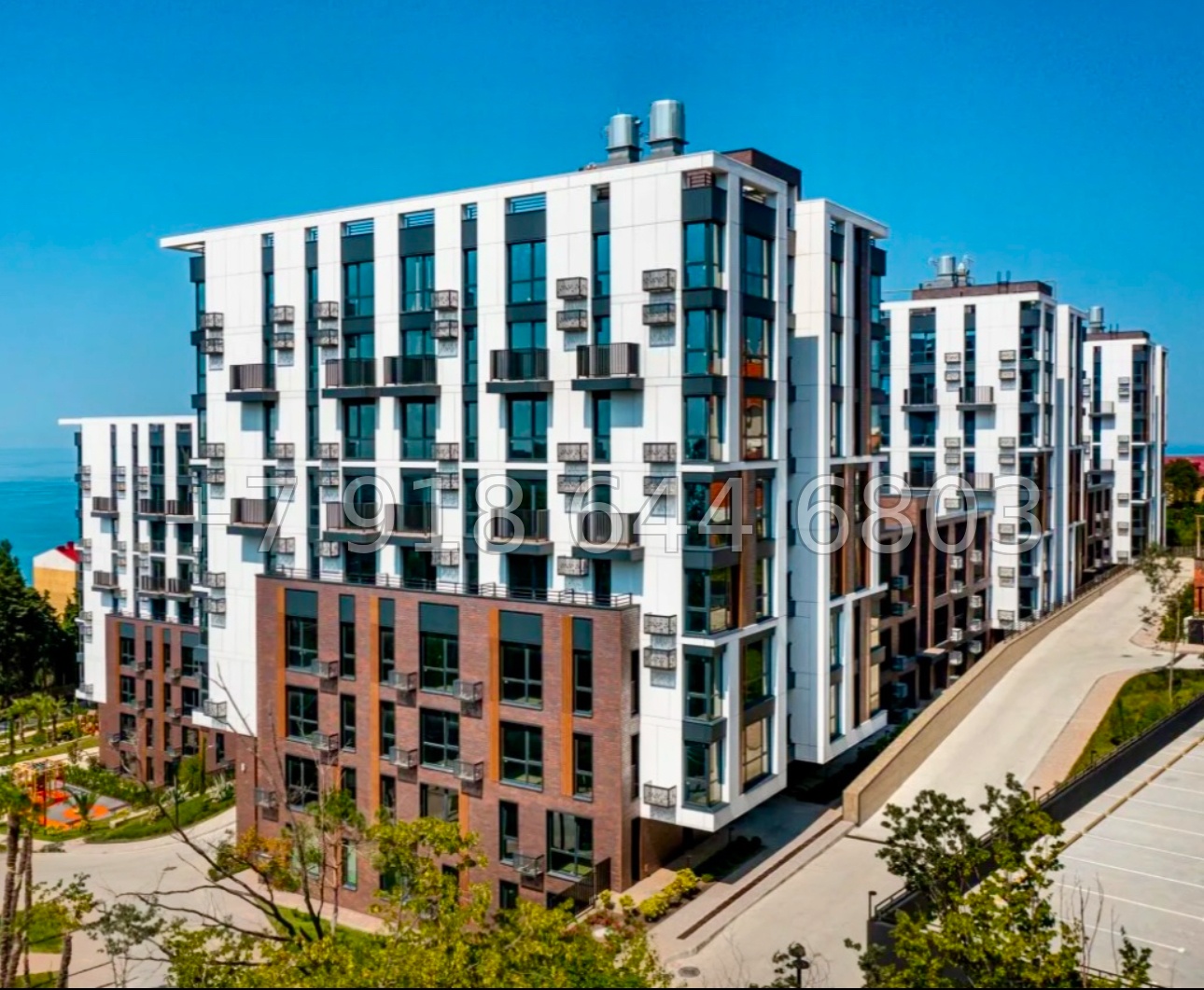 № 29 ш. Трёхкомнатные апартаменты в АК Моравия Сочи  - миниатюра 25