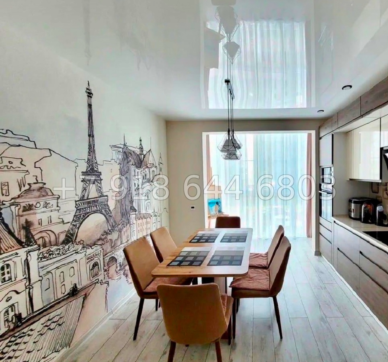 № 53 р. Квартира с хорошим ремонтом в ЖК Министерские озера Сочи  - миниатюра 4