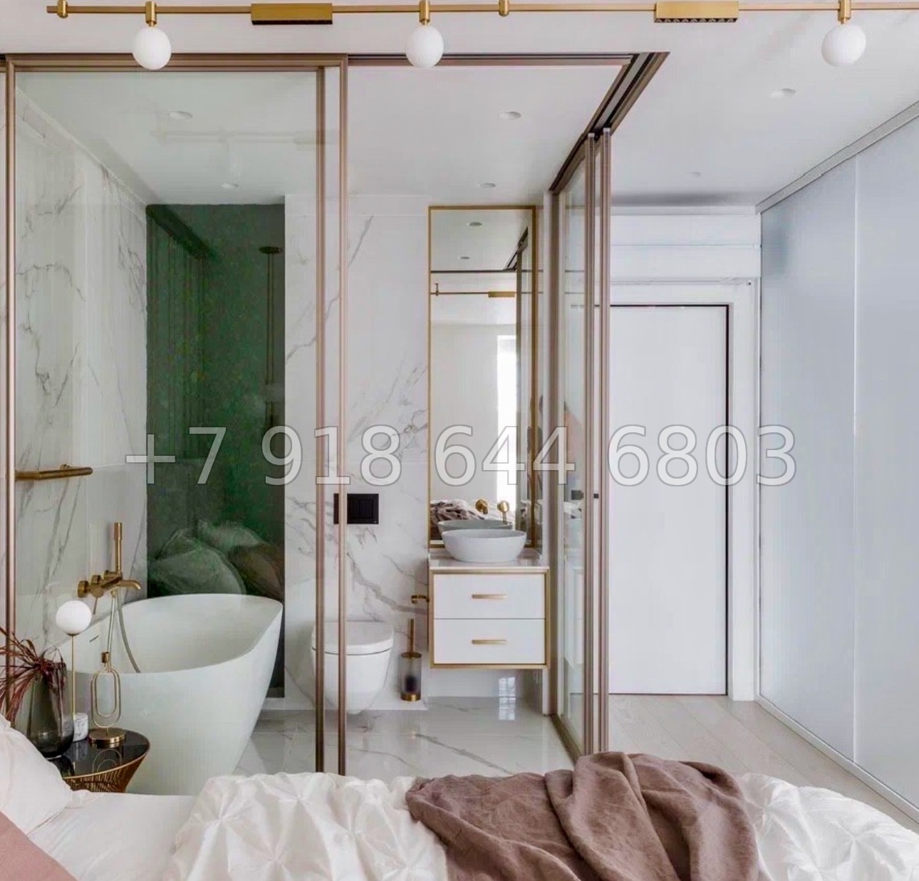 № 15е. Трёхкомнатная квартира в центре города Сочи на улице Роз. ЖК Роз Дель Мар - миниатюра 8