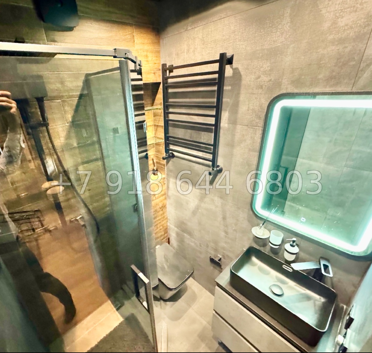 № 153 р. Однокомнатная квартира в ЖК Сочи Парк. Редкая планировка  - миниатюра 15