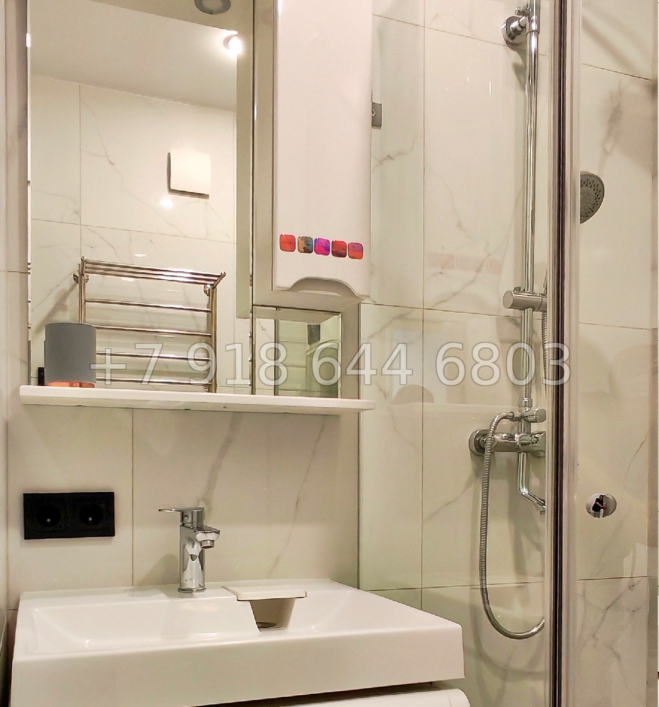 № 161 п. ЖК Сочи Парк. Квартира с кроватью  - миниатюра 9