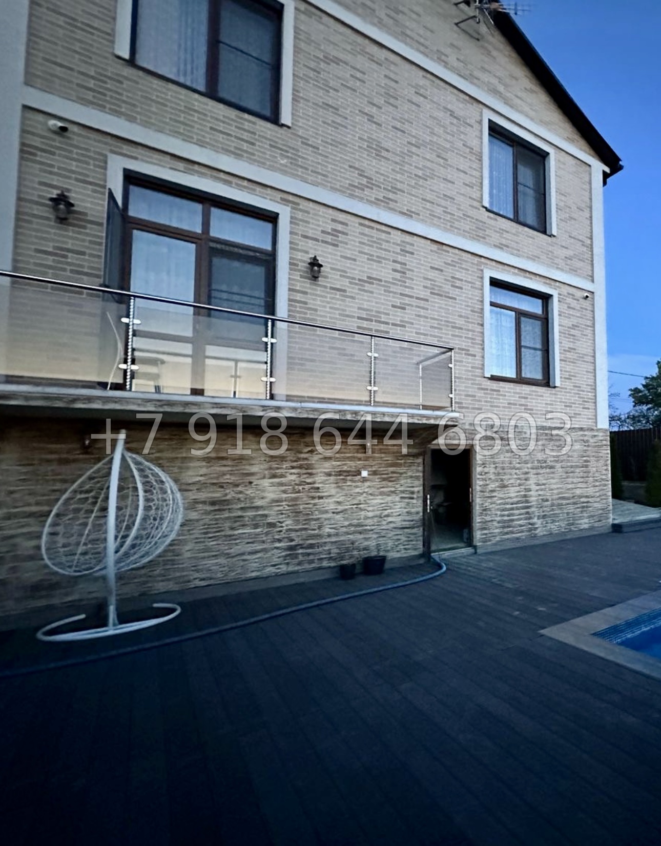 № 79 Б. Дом с бассейном и с ремонтом в Адлере  - миниатюра 5