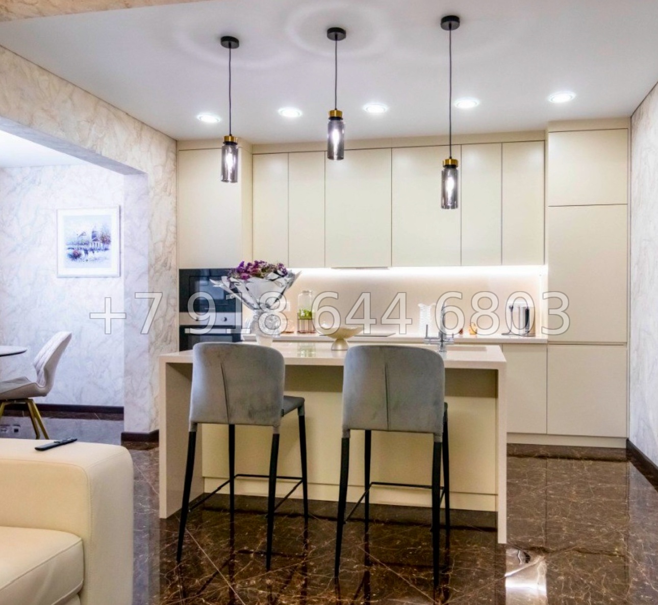 № 14 е. Трёхкомнатная Квартира в центре города Сочи ЖК Огни Сочи  - миниатюра 30