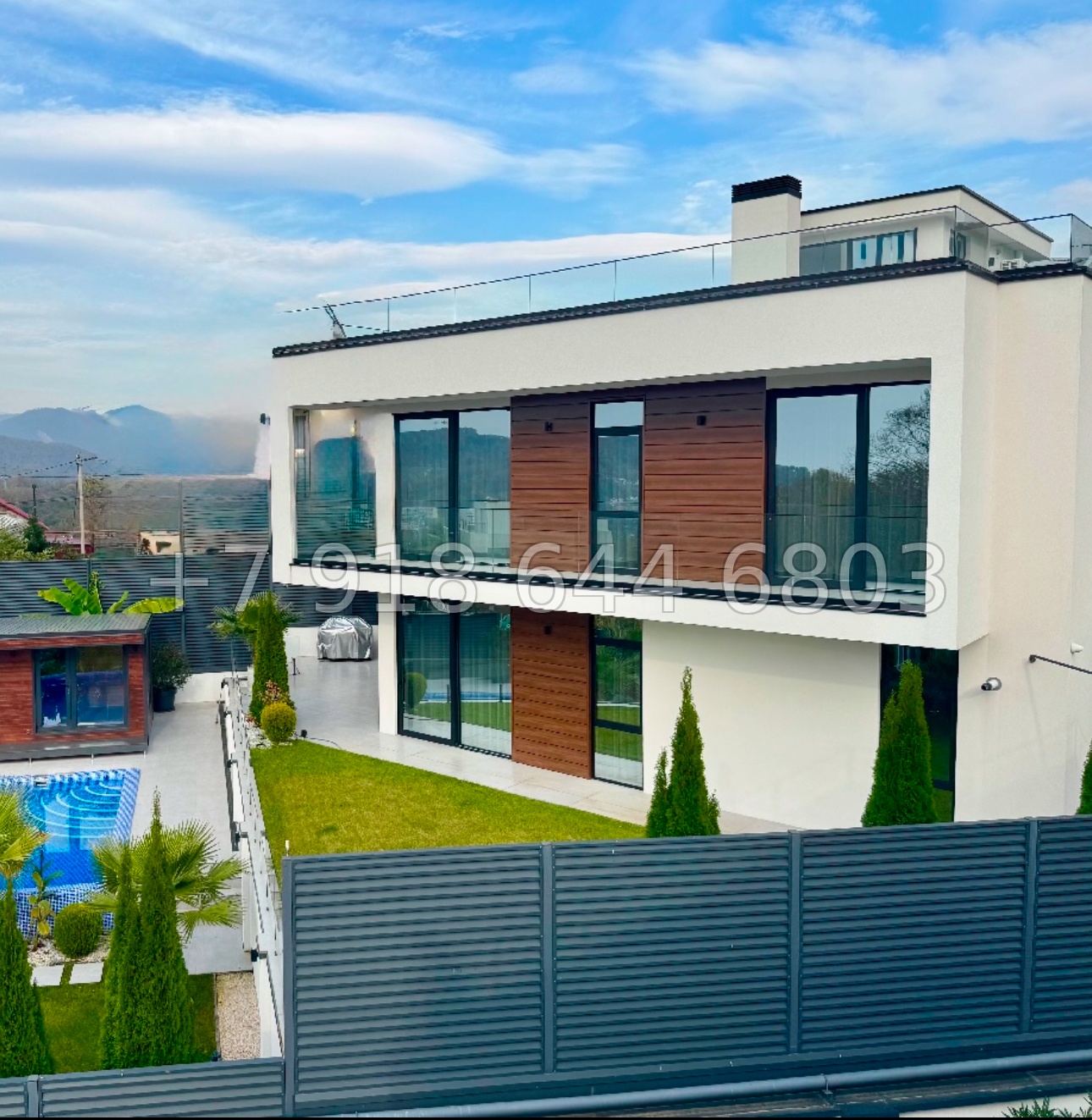 № 77 в. Дом дешевле рынка в 2 раза. Дом в Дагомысе с бассейном  - миниатюра 2