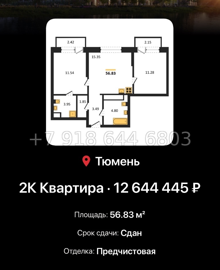 № 3. Европейский берег 2.0 Тюмень  - миниатюра 47