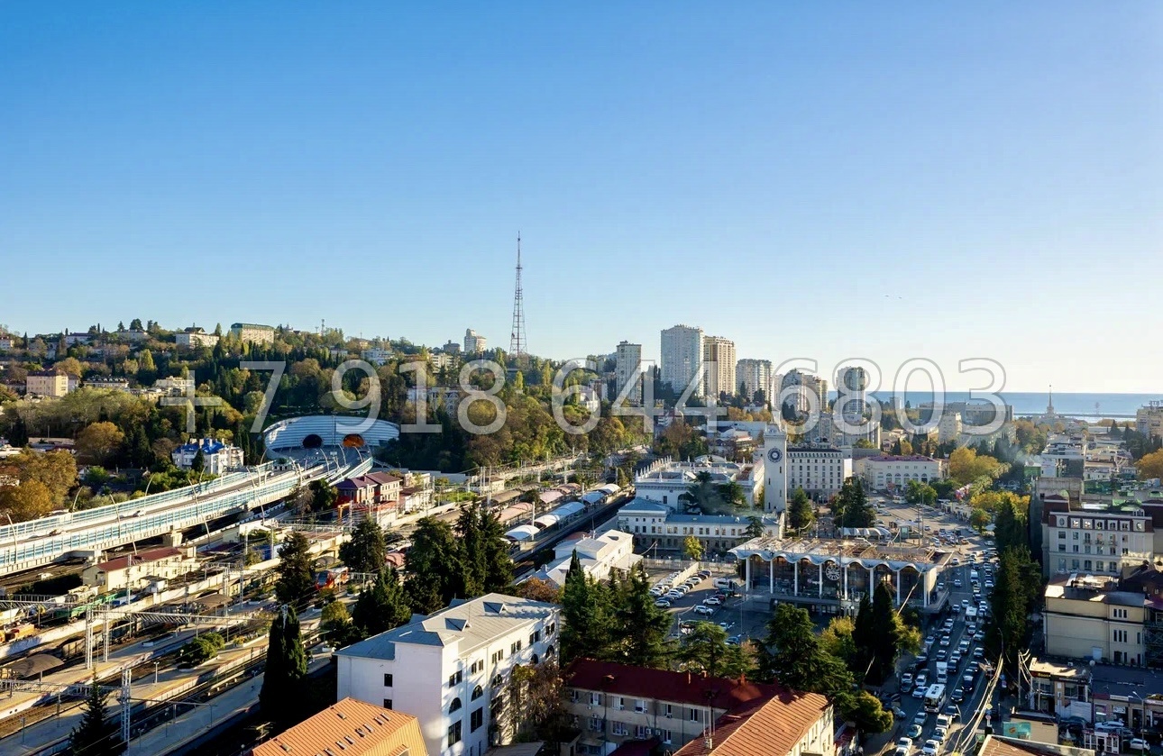 № 34е. Квартира с необычным ремонтом в центре города Сочи ЖК Парк Горького  - миниатюра 5