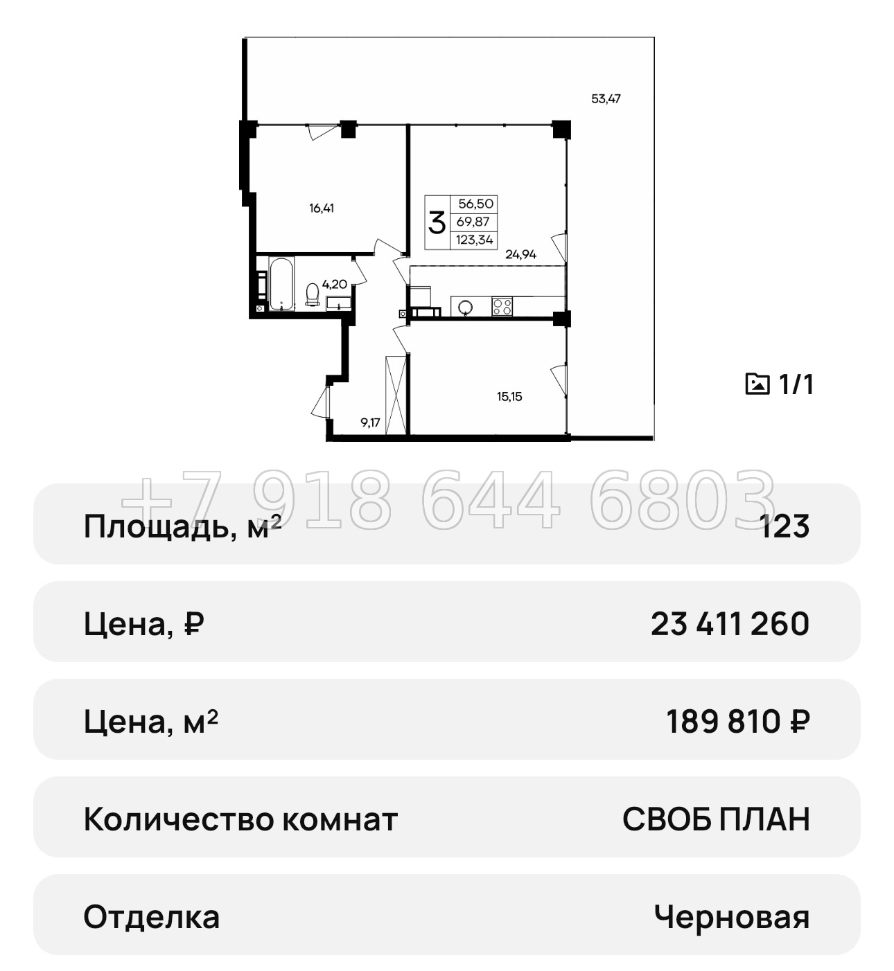 № 43 ю. Saga АК Ола-Апарт Саки - миниатюра 84