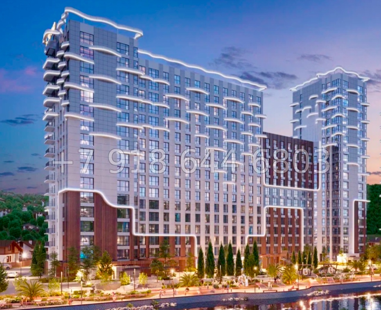 № 1 у. Квартиры в ЖК Светский Лес Сочи - миниатюра 30