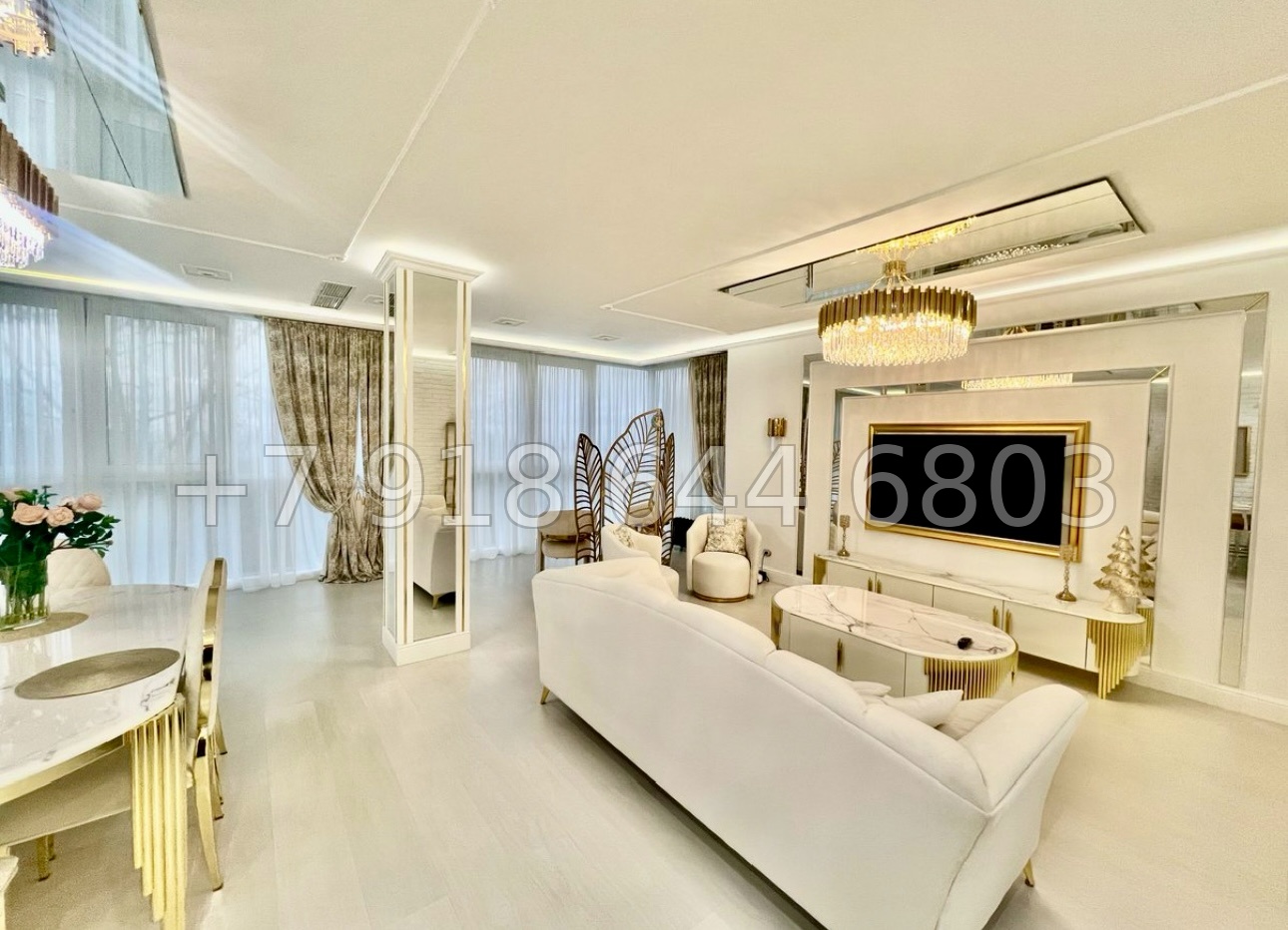 № 36е. Большая квартира в Сочи. ЖК Лазурный Сочи  - миниатюра 9