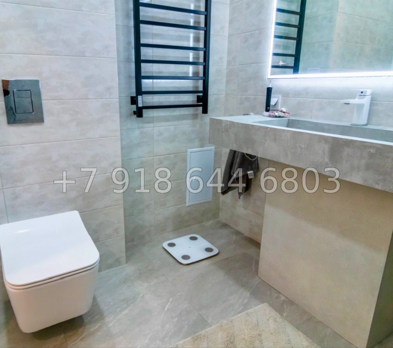 № 14 е. Трёхкомнатная Квартира в центре города Сочи ЖК Огни Сочи  - миниатюра 21