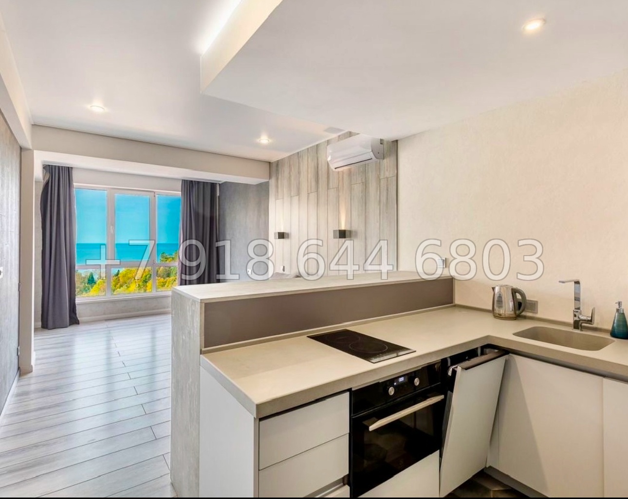 № 142 р. Квартира в Сочи. Хороший ремонт. ЖК Шоколад  - миниатюра 5