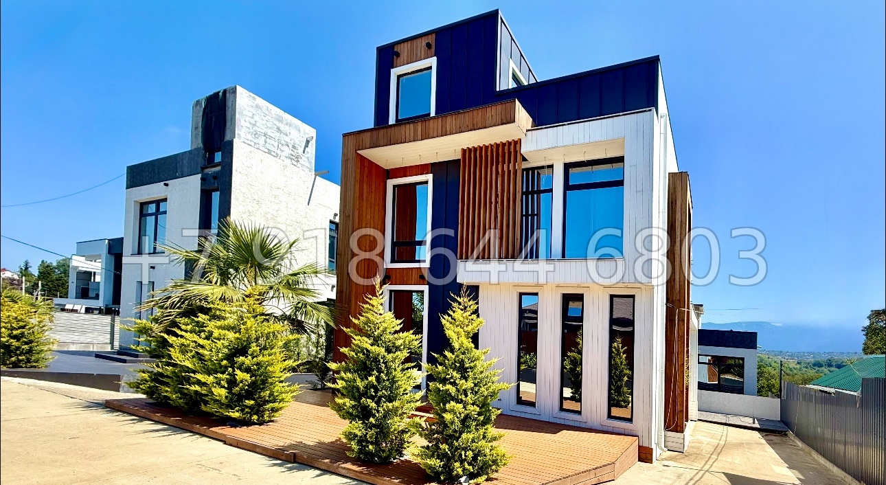 № 78 А. Новый дом с роскошным ремонтом и мебелью в Адлере  - миниатюра 1